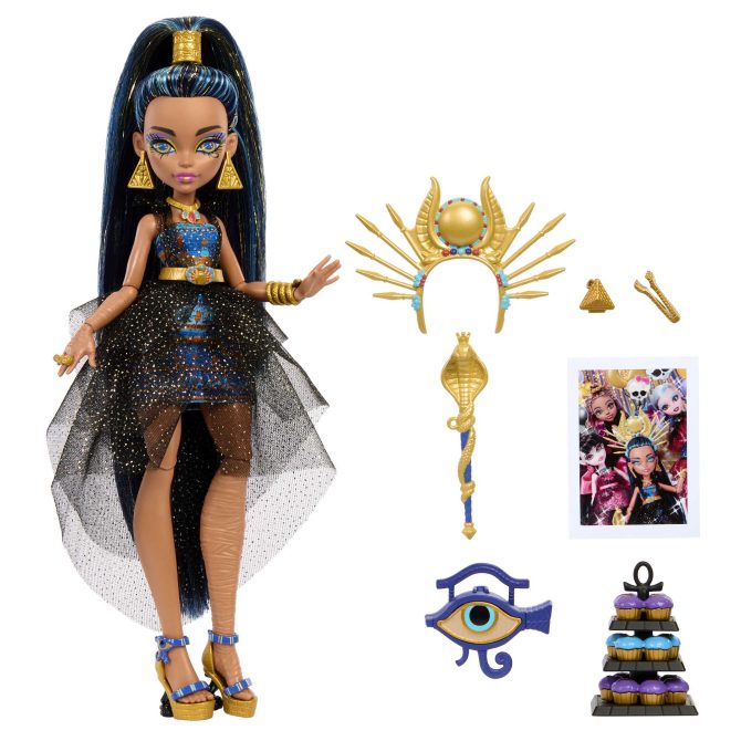 Monster High Cleo De Nile Doll In Monster Ball Party Dress With ...